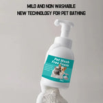 Waterless Pet Shampoo Foam for dogs at home