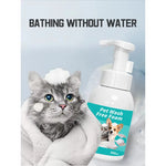 Waterless Pet Shampoo Foam for gentle pet grooming