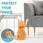 Cat Climbing Mat Wear Resistant Scratch with a cat scratching the couch to protect furniture.