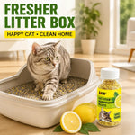 Cat Litter Deodorizing natural cat care solution
