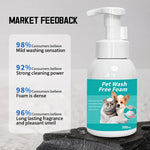 Waterless Pet Shampoo Foam convenient pet care