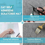 Cat Climbing Mat Wear Resistant Scratch features self-adhesive, easy-to-cut design, perfect for DIY scratching solutions.