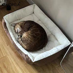 Orthopedic Plush Dog Bed for senior pets