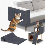 Cat Climbing Mat Wear Resistant Scratch with cats climbing and scratching on furniture and play structures.