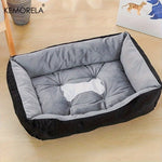 Orthopedic Plush Dog Bed for large dogs