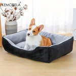 Orthopedic Plush Dog Bed for comfortable pet sleep