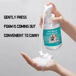 Waterless Pet Shampoo Foam for fresh clean coats